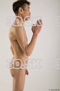 Arm flexing reference of nude Sidney 0014